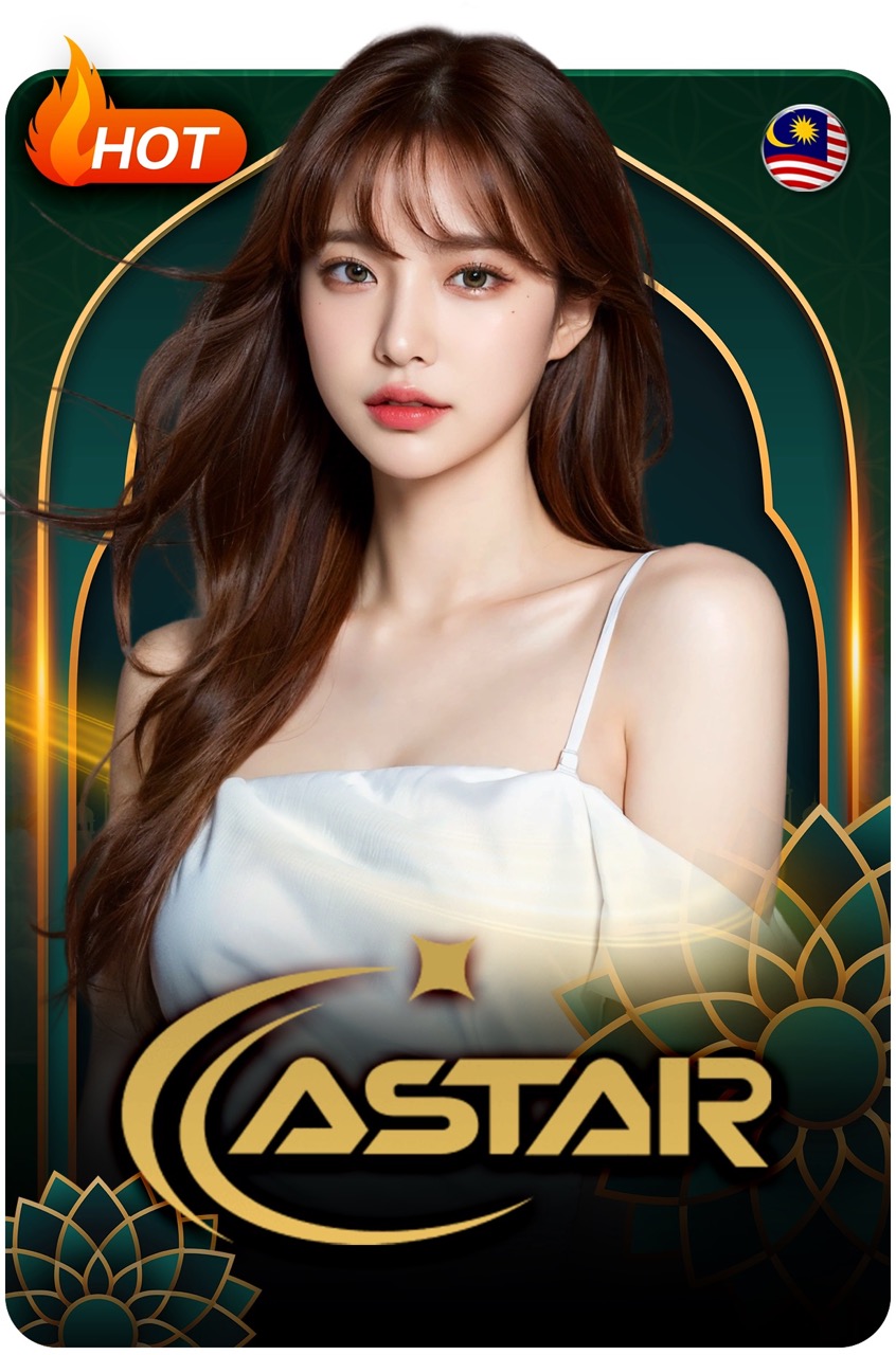 Castar live casino — brown hair lady dealer, HOT