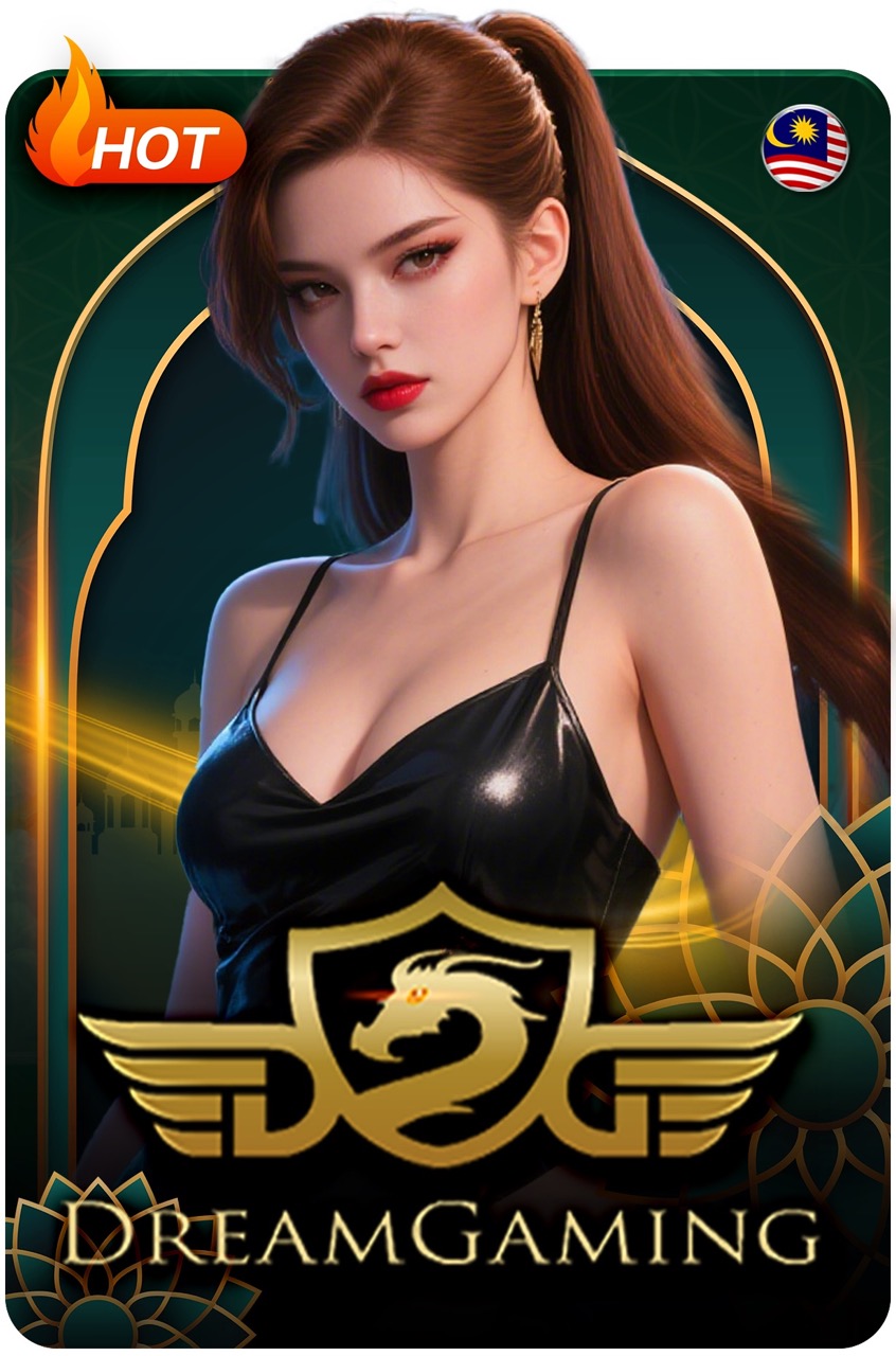 DreamGaming live casino — elegant lady dealer, HOT