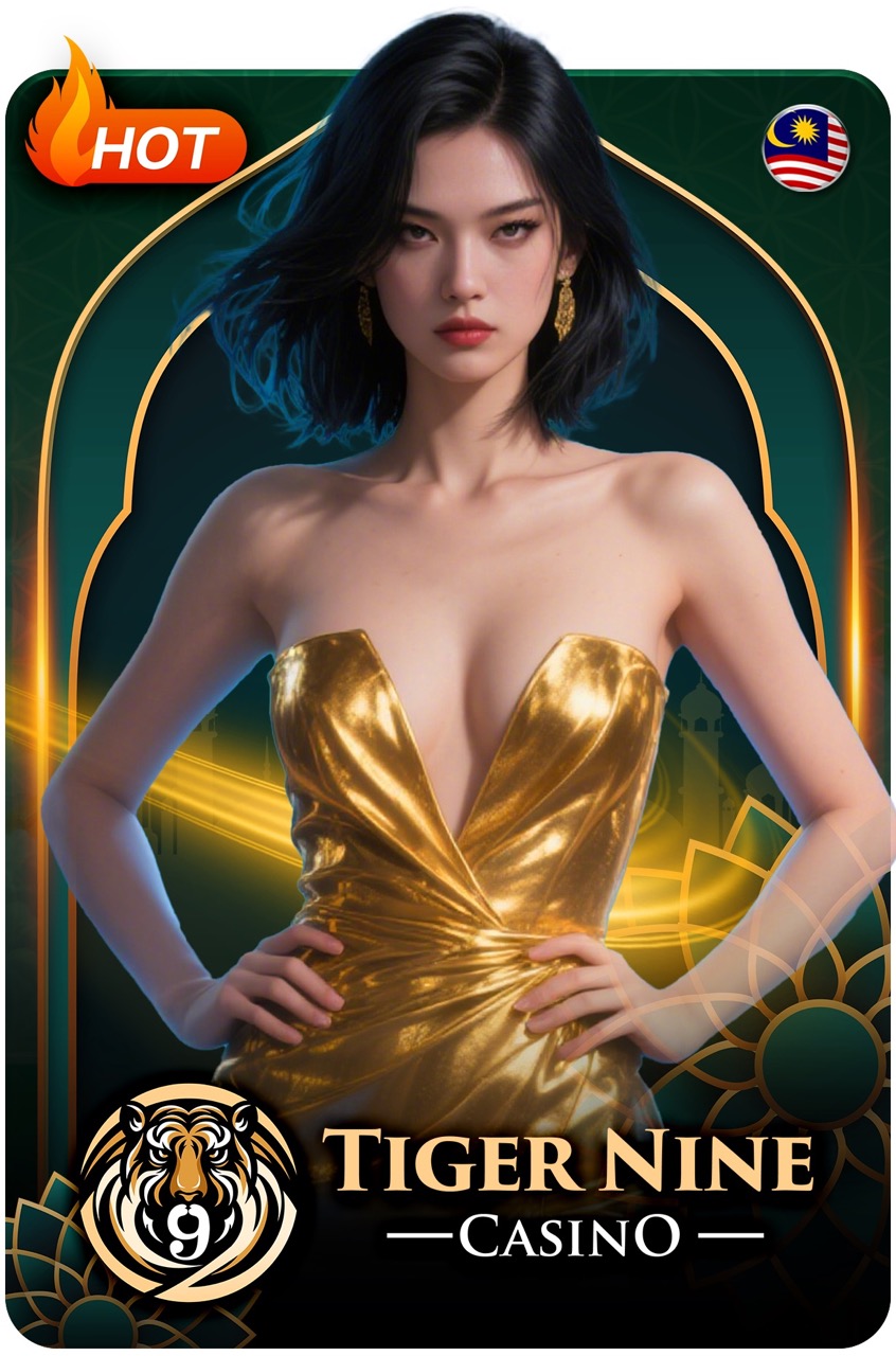 Tiger Nine Casino live — glamorous gold dress dealer, HOT